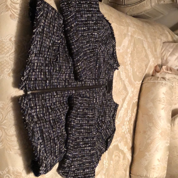 NWOT Banana Republic tweed blazer Sz 12, skirt size 12. - Picture 4 of 8
